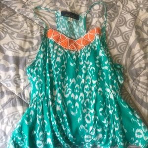 Stylish beaded summer tank top from Francesca’s
